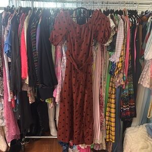 Maeve by Anthropologie pock dot dress